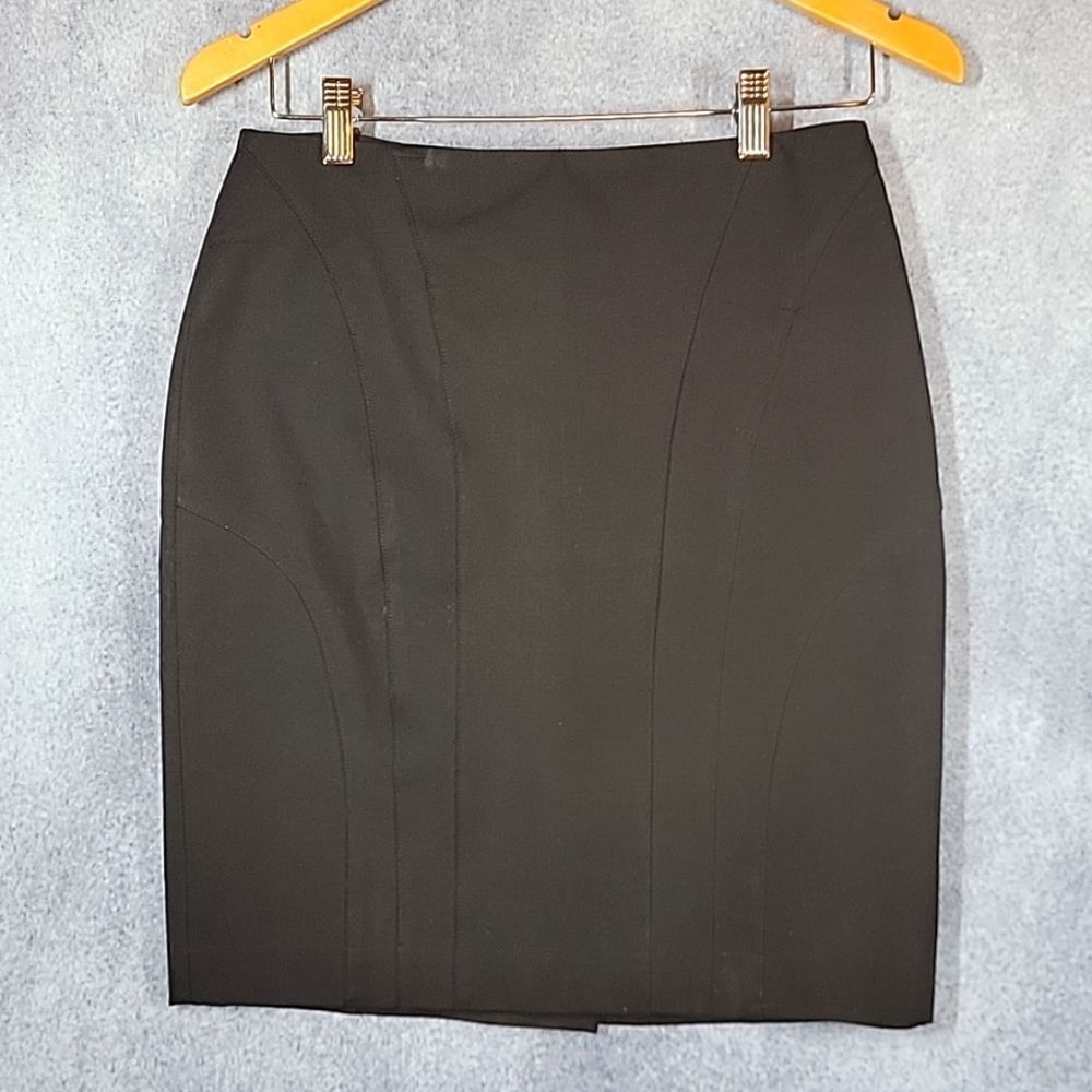 Banana Republic Black Stretch Seamed Mini Skirt - Picture 7 of 15